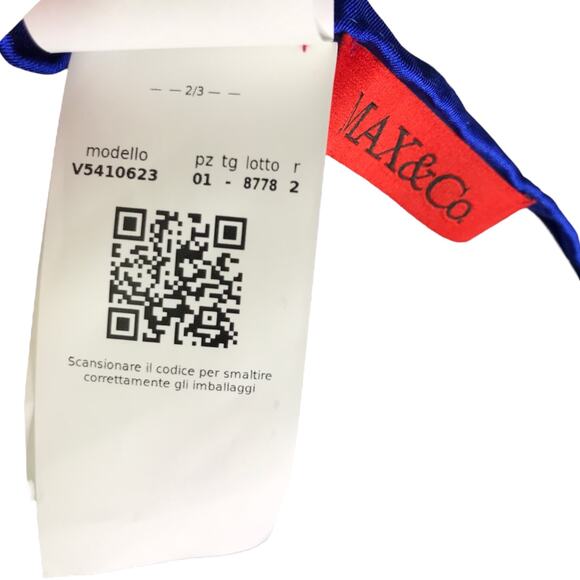 Max&Co. Scarf Womens 29"x31" Green Blue Floral Silk‎ Square Multifunction Shawl - Picture 8 of 11